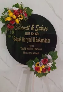 Papan Akrilik Ucapan Ulang Tahun Kota Malang